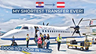 TRIPREPORT | Croatia Airlines (ECONOMY) | Split - Zagreb - Vienna | De Havilland Dash 8 Q400