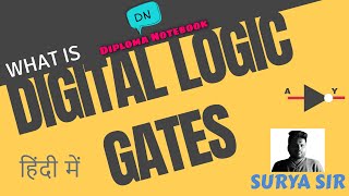 DIGITAL LOGIC GATES INTRODUCTION IN HINDI || ELECTRONIC GATES IN COMPUTER || SURYA SIR