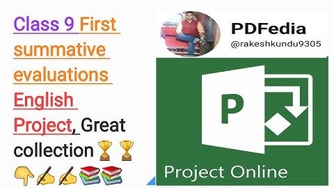 class 9 english project