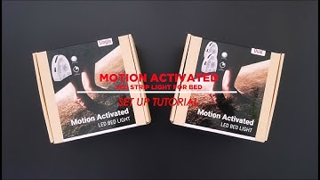 Motion Activated LED Under Bed Light Set Up TUTORIAL