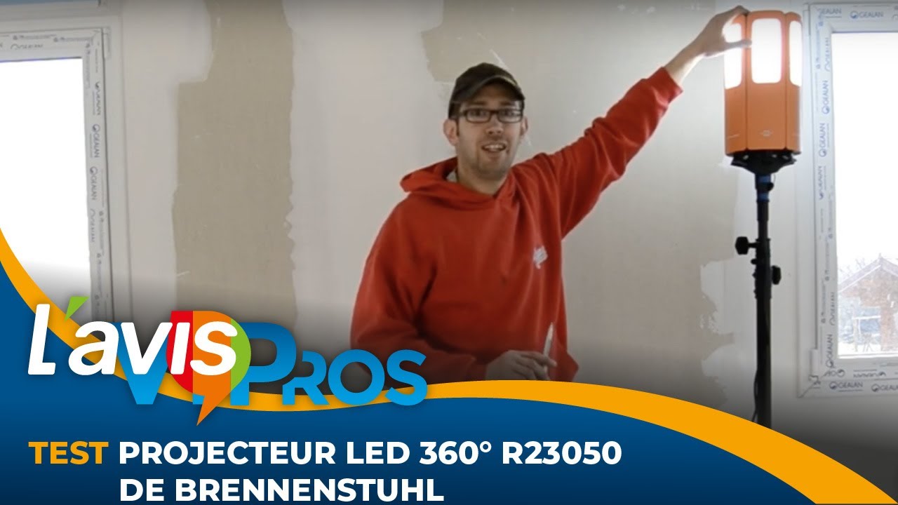 Projecteur de chantier professionalLINE LED portable 360