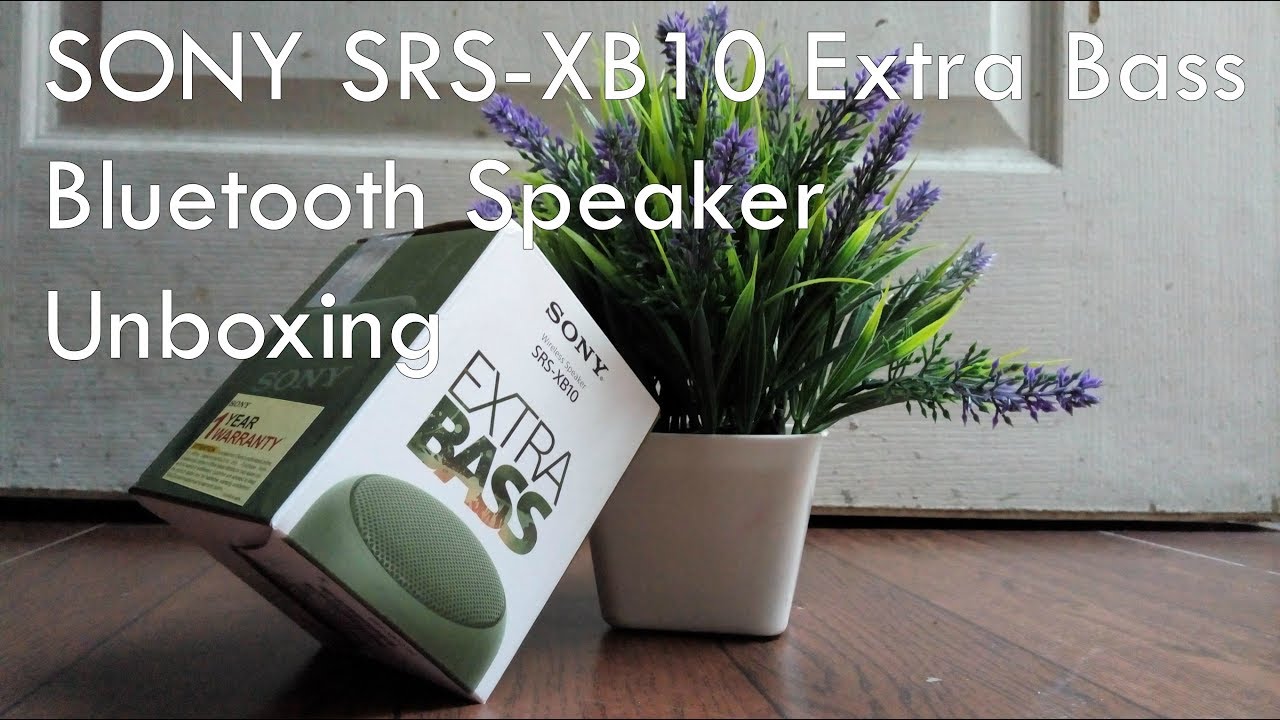sony srs xb10 unboxing