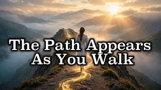 The Path Appears as You Walk | A Gentle Reminder to Keep Going l The Path Is Made By Walking