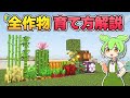 初心者向け！全作物 育て方ガイド｜畑の作り方、効率のいい育て方を徹底解説！【マイクラ／マインクラフト／Java版】