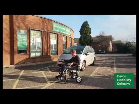 The Electrically Powered Crash Tested UK Made Folding Chair EP1C by Greencare