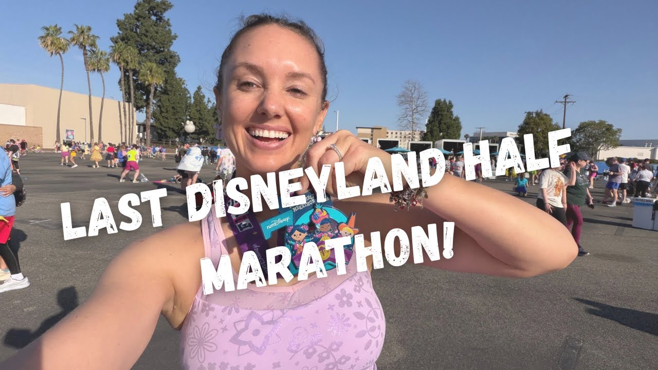 Финальный полумарафон в Диснейленде! 💖🏃‍♀️‍➡️