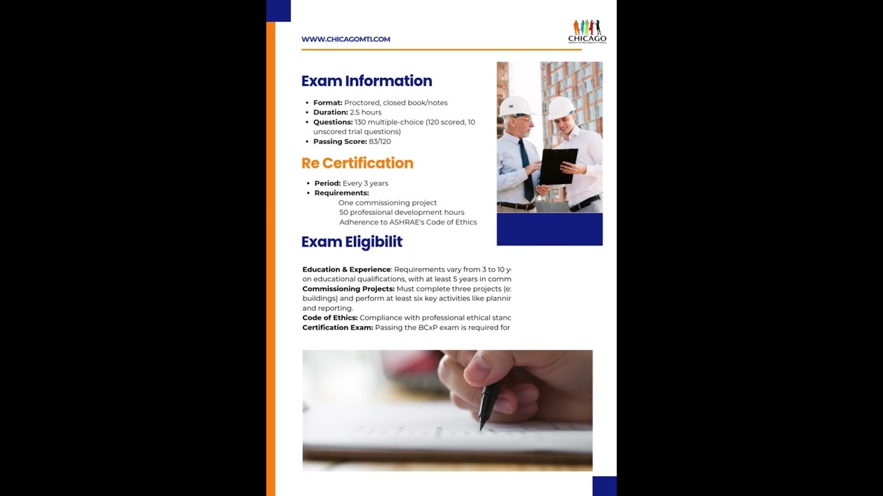 Building Commissioning Professional Certification