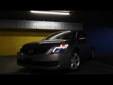 OEMassive - 2008-2009 Nissan Altima Coupe LED Light Tube Projector  Headlight Function Video