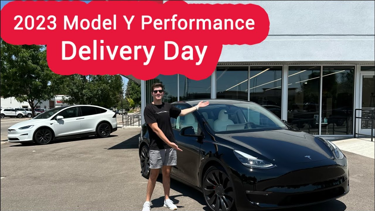 2023 Tesla Model Y Performance Delivery Day! My 7th Tesla - YouTube