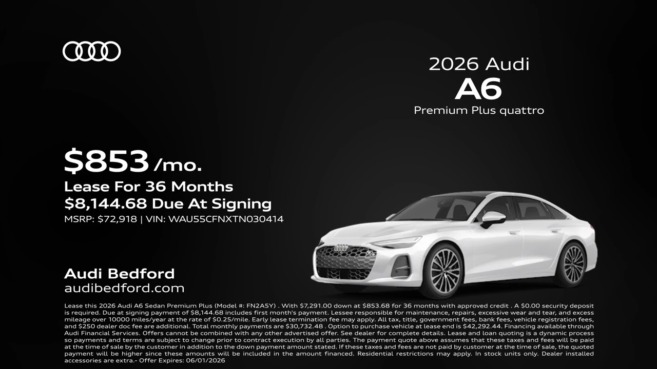Audi A6 05/30/2026 7470499 - YouTube