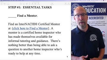 Master Class for Home Inspectors: Step 1, Find a Mentor