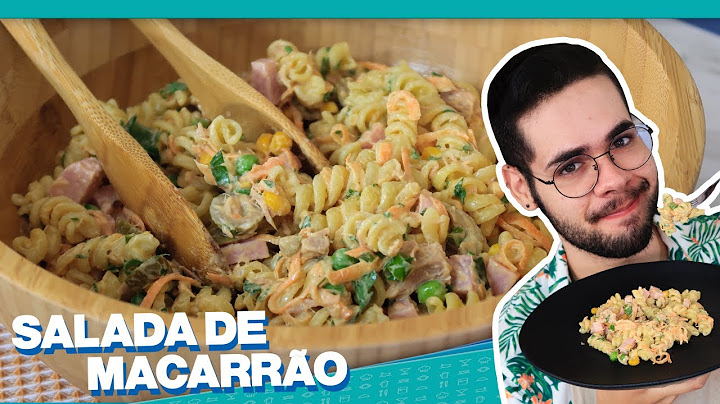 A MELHOR SALADA DE MACARRÃO QUE VOCÊ JÁ VIU | SUPER FÁCIL E DELICIOSA