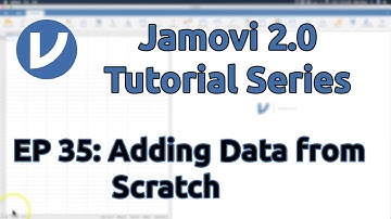 Jamovi 1.8/2.0 Tutorial: Entering Data from Scratch (Episode 35)
