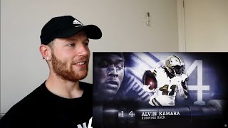 Rugby Player Reacts to ALVIN KAMARA (RB, Saints) #14 The NFL's Top 100 Players of 2019!