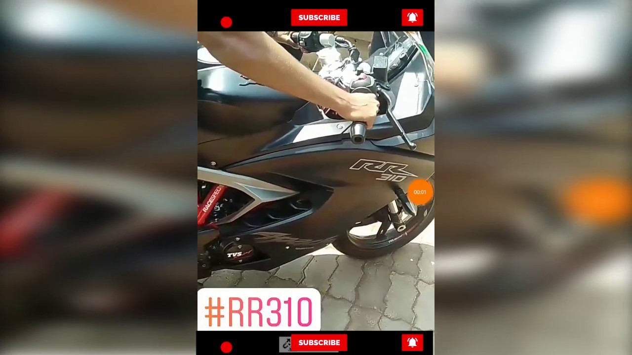 modified custom exhaust TVS apache RR 310 YouTube