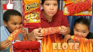 We Made Hot Cheeto Elote Corn At Home!