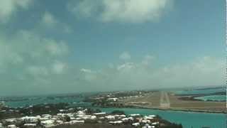 Pilotsview Into Bermuda - Windy Landing