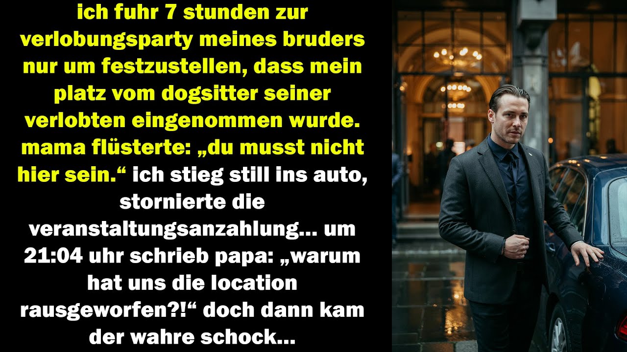 mein platz war an den dogsitter vergeben – also stornierte ich die party und dann kam der schock