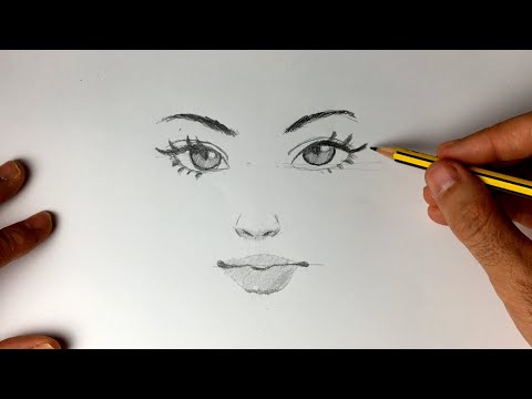 Video: Cómo Dibujar Una Cara Bonita