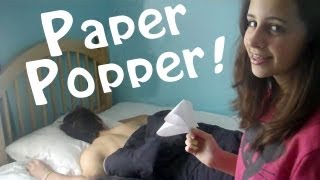 How to make a Paper Popper  Easy and Loud!