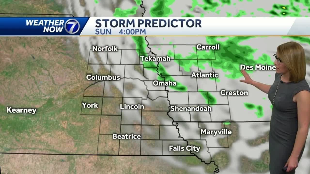 Spotty showers Sunday, warming through the week - YouTube