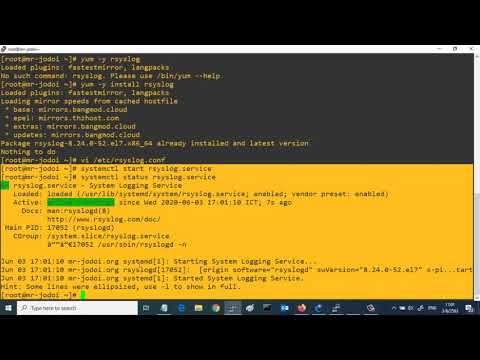 วีดีโอ: Rsyslog ย่อมาจากอะไร ?