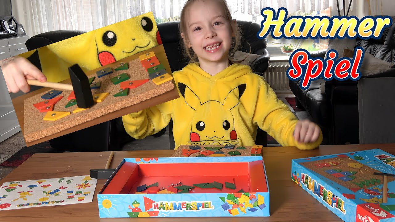 HAMMERSPIEL von Noris 🔨 Ein paar Nägel und ein Hammer, dann sind die 