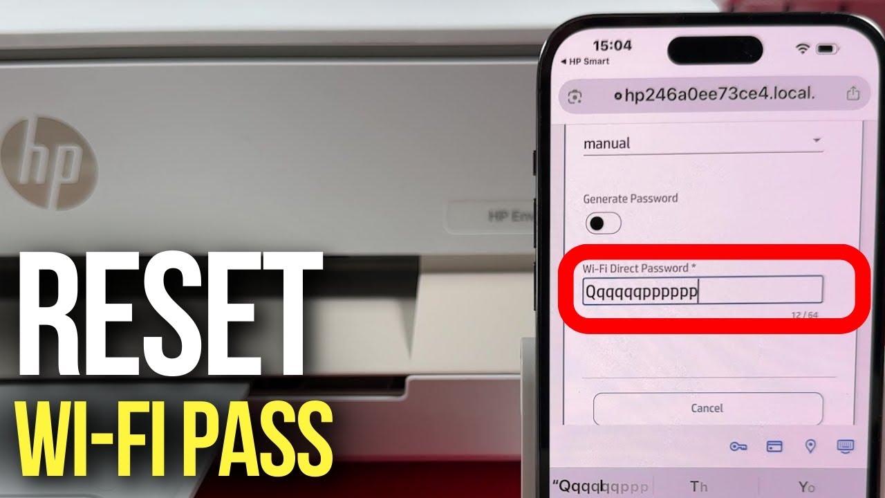 How to Set a New Wi-Fi Direct Password on Your HP Printer - Simple ...
