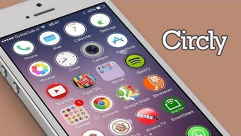 Circly - iOS 7 Round Icon Theme (Cydia)