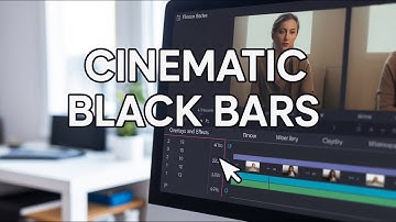 How to Add CINEMATIC BLACK BARS in Filmora | Make Your Videos Look Like Movies!