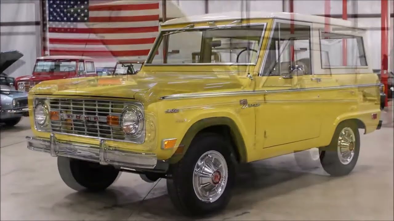 1969 Ford Bronco Yellow YouTube