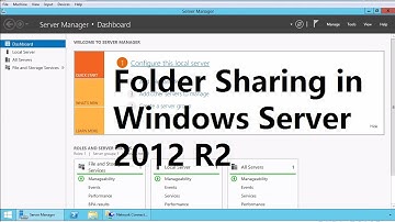 13. Folder Sharing in Windows Server 2012 R2