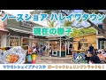 ハワイの今【ハレイワタウン】現在も行列のガーリックシュリンプのフードトラックやマツモトシェイブアイス等お店のオープン状況もご紹介しながら観光客の方で賑わう町を散策します！