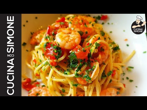 Spaghetti con Gamberoni
