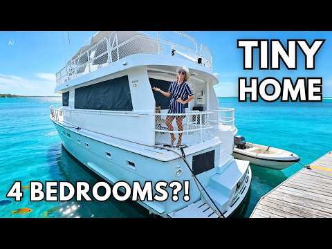 $349K YACHT-HOME 🤩 1989 Hatteras 65 Classic Power Motor Yacht Tour