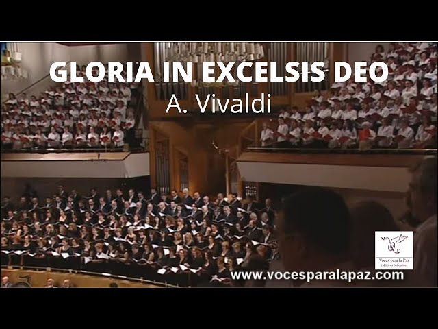GLORIA IN EXCELSIS DEO. Antonio Vivaldi. Director: A. Fauró class=