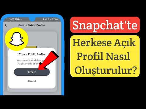 Snapchat'te Herkese Açık Profil Nasıl Oluşturulur?