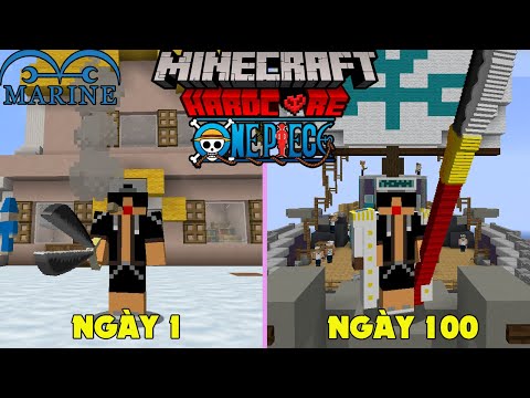 RAKYVN LÀM HẢI QUÂN SINH TỒN 100 NGÀY TRONG MINECRAFT ONE PIECE SIÊU KHÓ !