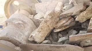 'Amazing ASMR ROCKs JAW Crushing  Relaxing Sounds & Visuals!'Stone masonry crushing working #viral