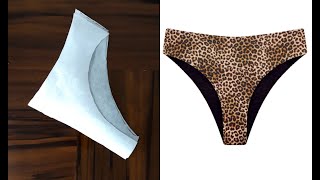 Bikini Bottom Pattern Cutting With Measurement screenshot 1