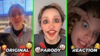 Chick Fil A Sauce Girl Original vs Parody | BONUS Live Reaction