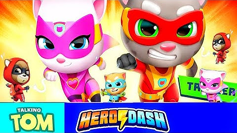 Talking Tom Hero Dash  Big Update All Levels Gameplay walkthrough android, iOS