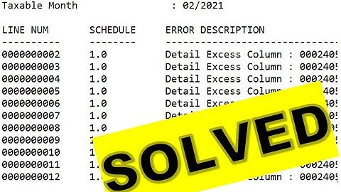 DETAIL EXCESS COLUMN - Alphalist Data Entry ERROR in Validation SOLVED eBIR FORM | eSubmission1601EQ