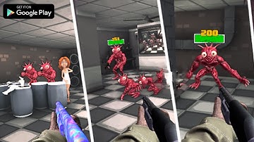 Gun Action Shoot n Run Android Gameplay || Casual Offline Fun Shooting Fps Action