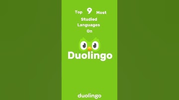 The Top 9 MOST Studied Languages in Duolingo!!