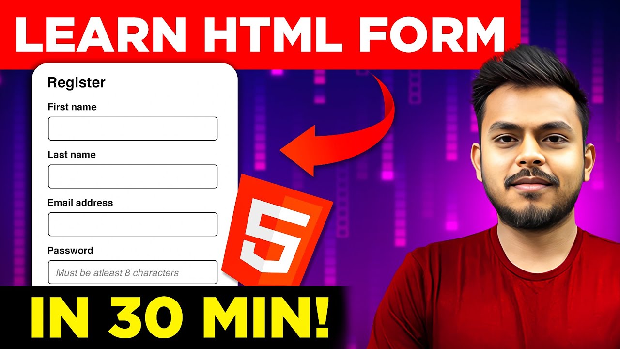 Learn Html Forms in 30 Minutes - YouTube