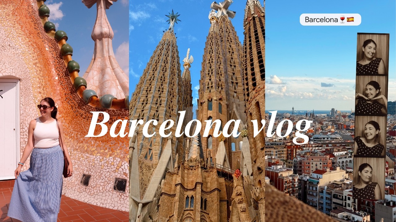 Travel vlog 🍷🇪🇸 4 jours à Barcelone