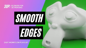 Smooth #3DPrint Edges (Bevel) | Blender for 3D Printing Design