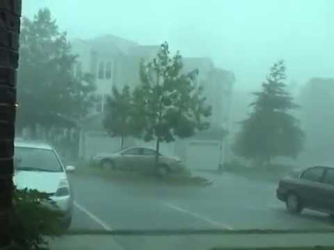 Video of the severe thunderstorm that rolled through Montgomery County, Maryland on June 4, 2008. This chain of storms spawned tornadoes in Virginia and southern Maryland and caused widespread damage across the Washington DC metro area.