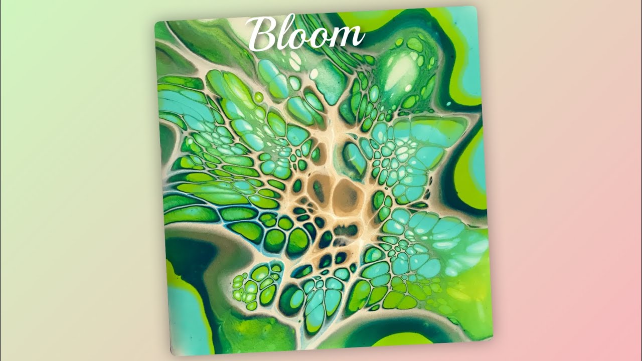 (498) Bloom Technique, Acrylic Pouring Painting/Fluid Art - YouTube